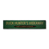 Duck Hunter Rustic Wood Sign