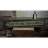 This Way to the Shore Rustic Wood Sign