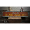 Island Juice Bar Rustic Wood Sign