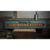 Surfboard Rental Rustic Wood Sign