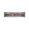 Coastal Boat Rental Rustic Wood Sign