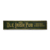 Ole Irish Pub Rustic Wood Sign