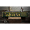 Ole Irish Pub Rustic Wood Sign