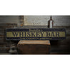 Whiskey Bar Name Rustic Wood Sign