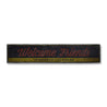 Welcome Friends Home Bar Rustic Wood Sign