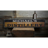 Scotch Distillery Rustic Wood Sign