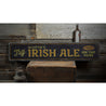 Irish Ale Rustic Wood Sign