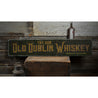 Old Dublin Whiskey Rustic Wood Sign