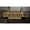 Try Burgers Rustic Wood Sign