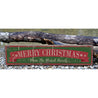 Merry Christmas Banner Rustic Wood Sign