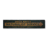 Naturalist Service Rustic Wood Sign