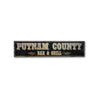 County Bar and Grill Rustic Wood Sign