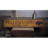 Buffalo National Park Rustic Wood Sign