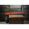 City Rustic Wood Sign