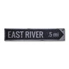 River Arrow Rustic Wood Sign