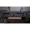 Laundry Service Rustic Wood Sign