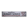 Laundry Service 5 Cents Rustic Wood Sign