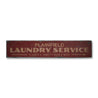 Laundry Service Arrow Rustic Wood Sign