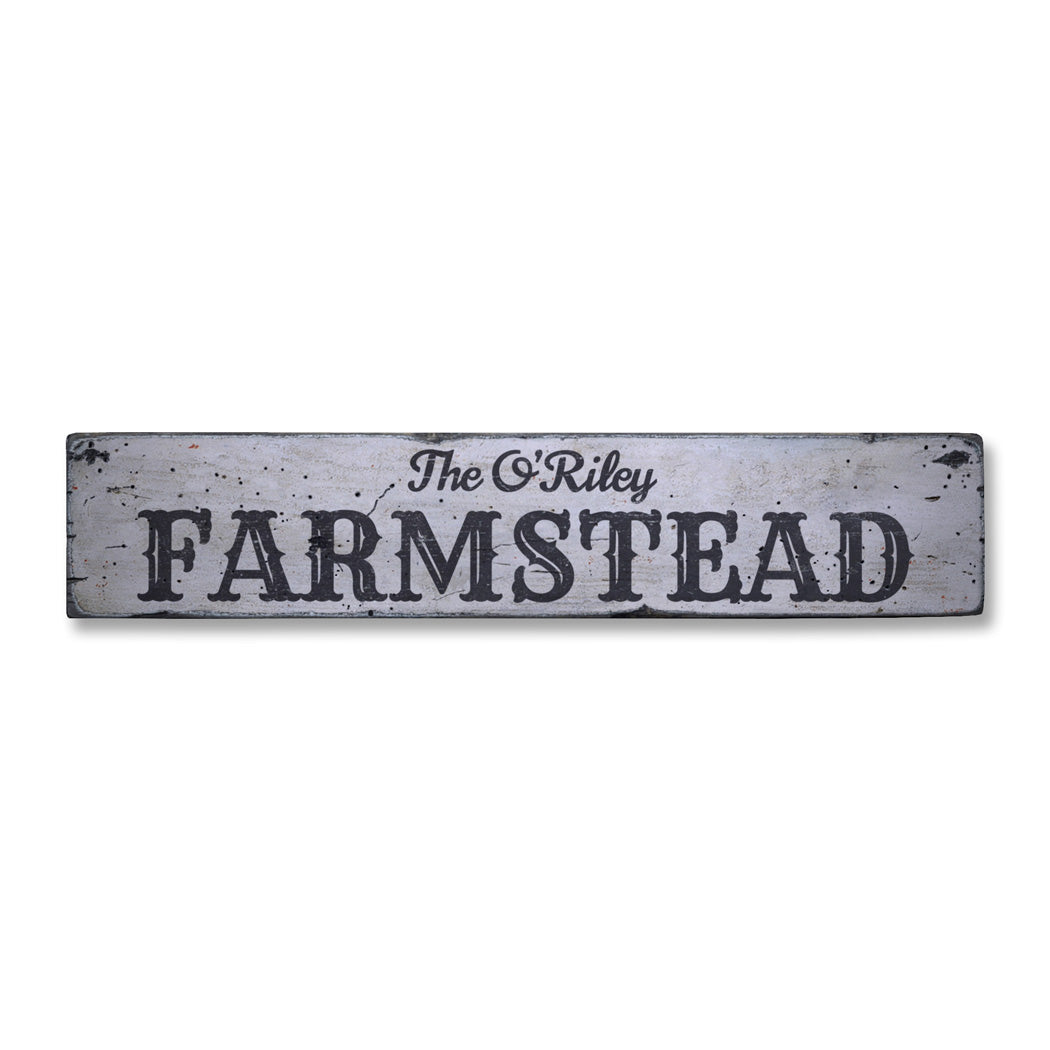 Farmstead Rustic Wood Sign