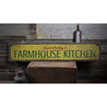 Farmhouse Kitchen Name Rustic Wood Sign