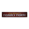 Family Farm Rustic Wood Sign