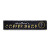 5 Cent Coffee Shop Rustic Wood Sign