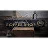 5 Cent Coffee Shop Rustic Wood Sign