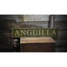 Anguilla Rustic Wood Sign