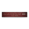 Est Date Boat House Rustic Wood Sign