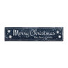 Merry Christmas Snowflake Rustic Wood Sign