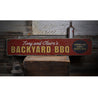 Backyard BBQ Rustic Wood Sign