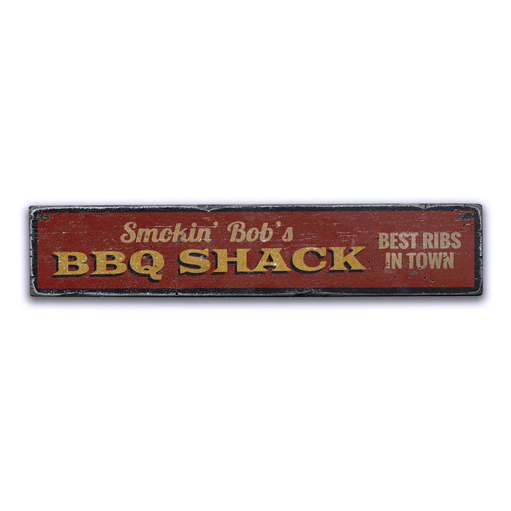 BBQ Shack Rustic Wood Sign – Lizton Sign Shop