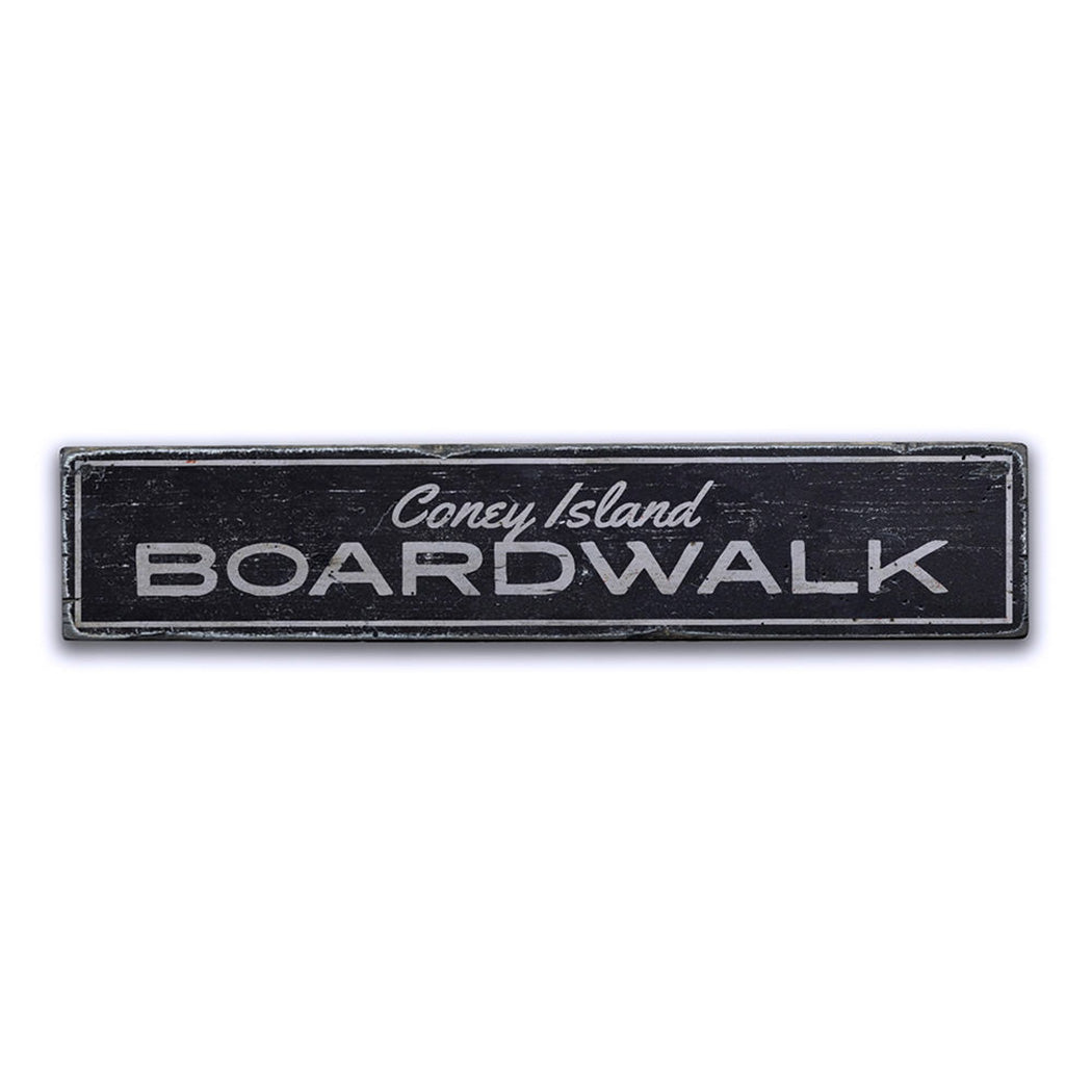 Boardwalk Destination Rustic Wood Sign