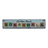 Boardwalk Rustic Wood Sign