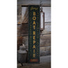 Boat Repair Vertical Rustic Wood Sign