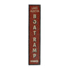 Boat Ramp Vertical Rustic Wood Sign