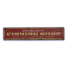 Fishing Shop Rustic Wood Sign