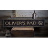 Pet Pad Rustic Wood Sign