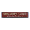 Love Garden Rustic Wood Sign