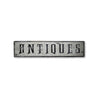 Vintage Antiques Rustic Wood Sign