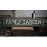 Family Garden Established Date Rustic Wood Sign