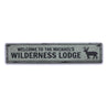 Wilderness Lodge Rustic Wood Sign