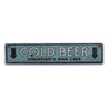 Cold Beer Arrows Rustic Wood Sign