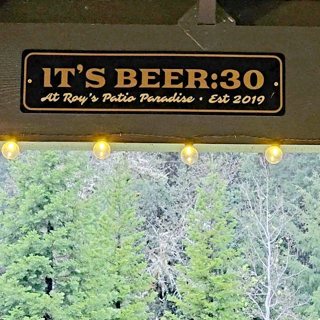 Beer 30 sign
