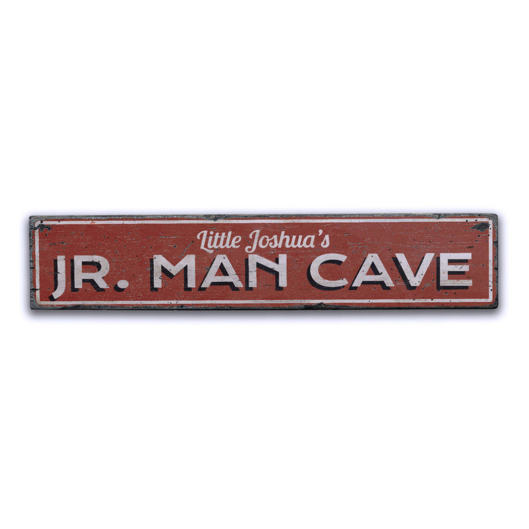 Jr Man Cave Rustic Wood Sign