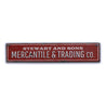 Mercantile & Trading Company Rustic Wood Sign