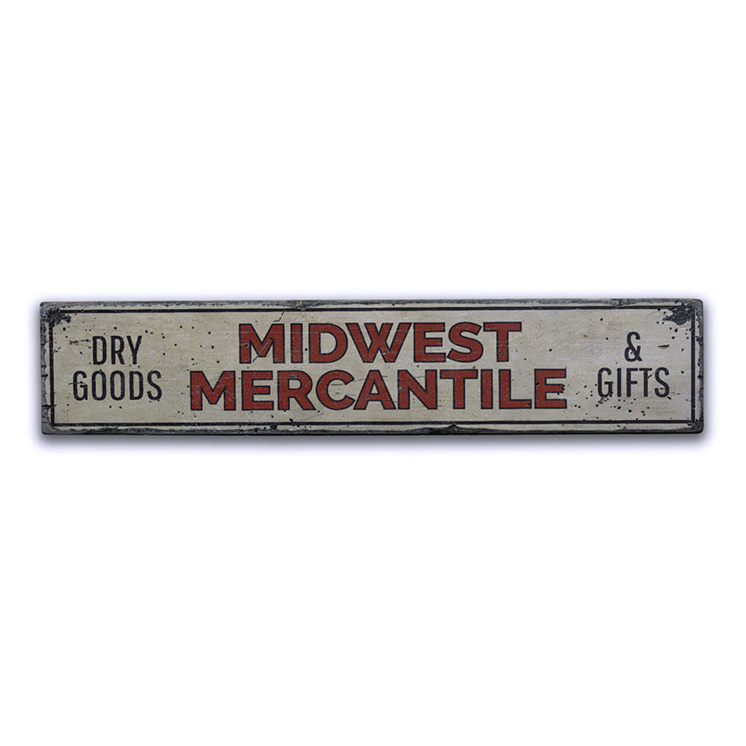 Midwest Mercantile Rustic Wood Sign