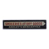 Groceries and Dry Goods Rustic Wood Sign