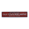 Old Town Mercantile Rustic Wood Sign