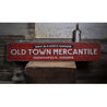 Old Town Mercantile Rustic Wood Sign